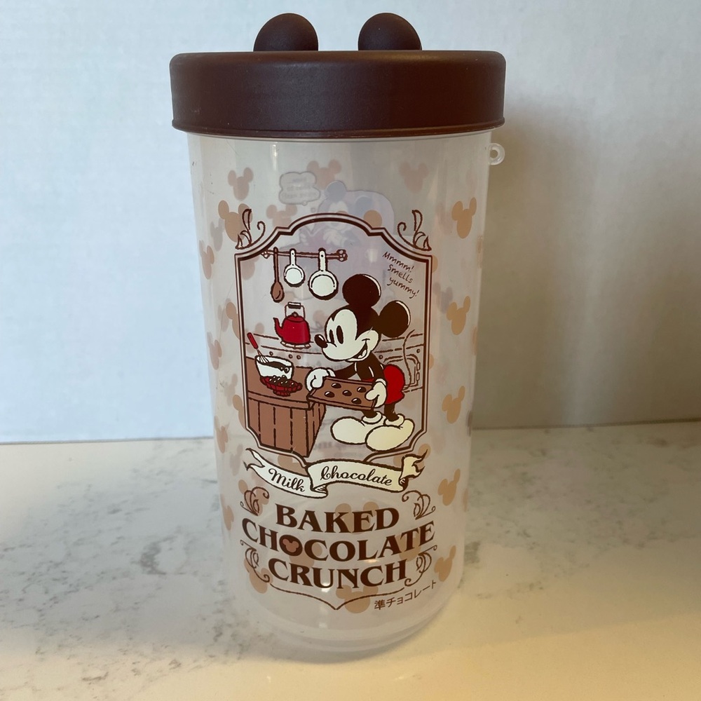 Mickey Mouse Tokyo Disney Empty Container Chocolate Crunch Japanese